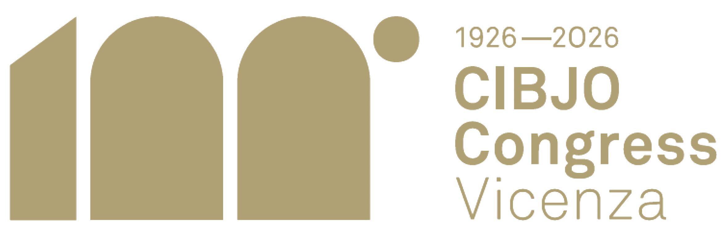 CIBJO Congress 2026 logo (gold)